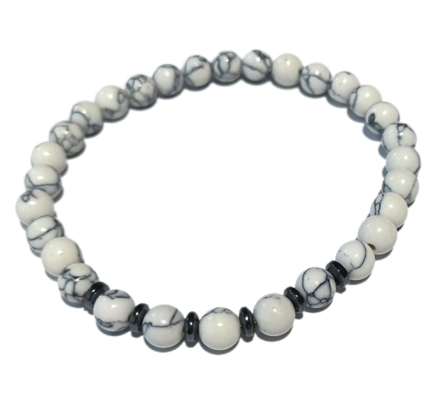 Unisex Bracelet 6mm Gemstones
