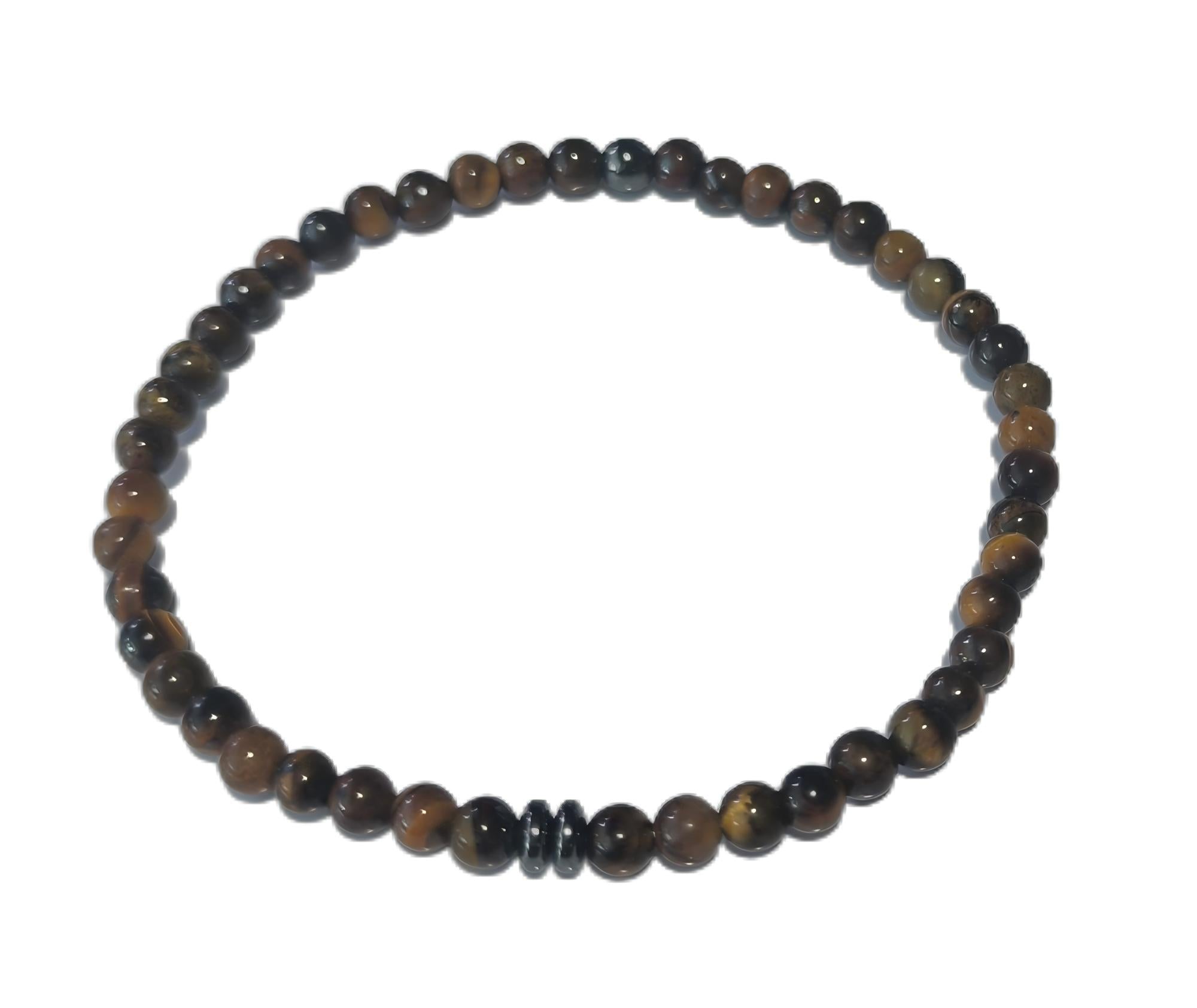 Unisex Bracelet 4mm Gemstones